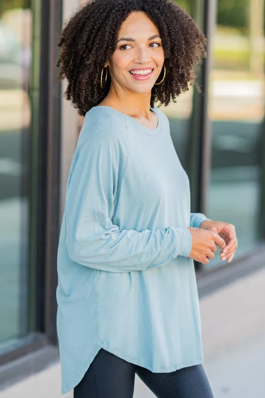 Easy Like Sunday Mineral Mint Green Tunic