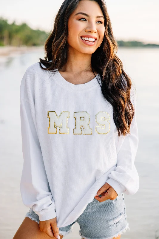 Mrs White Varsity Corded Sweatshirt