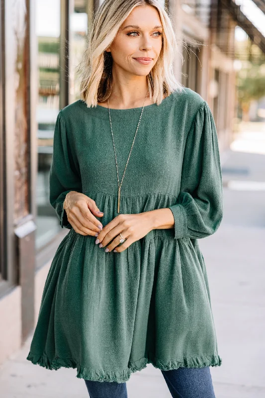 Make You Better Green Tiered Tunic