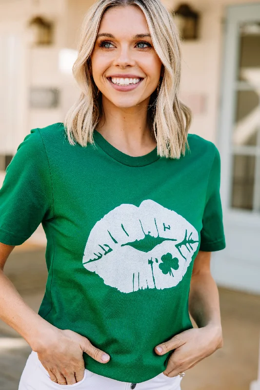 Lucky Kiss Evergreen Graphic Tee