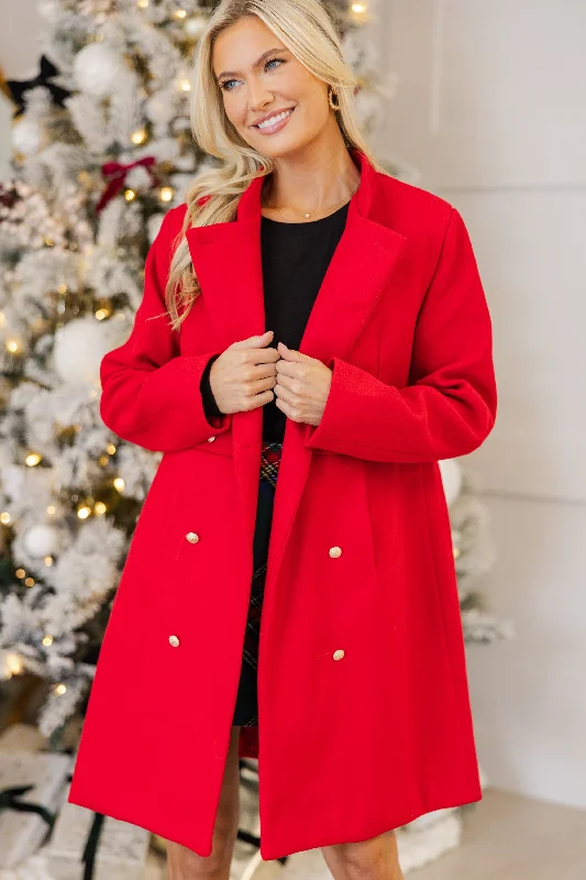 City Streets Red Coat