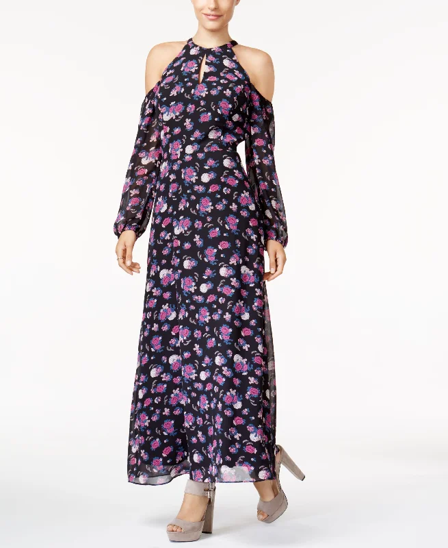 BAR III Cold Shoulder Maxi Dress