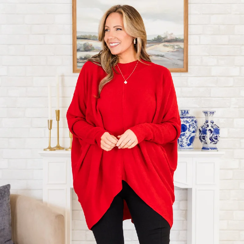 Thinking Of Us Tunic, Red