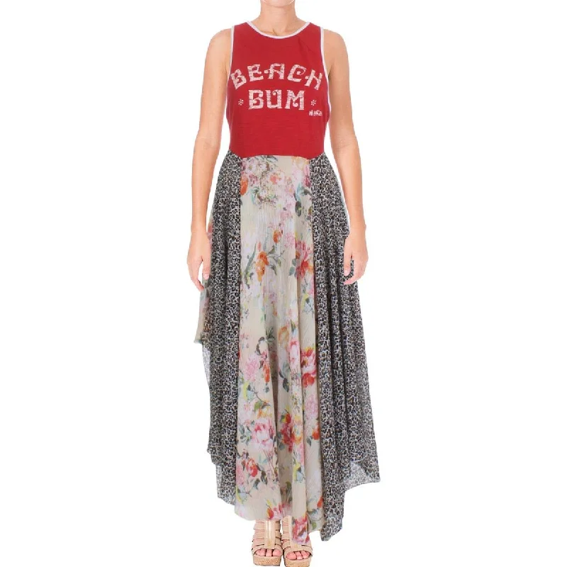 Free People Womens Beachwood Contrast Maxi Dress