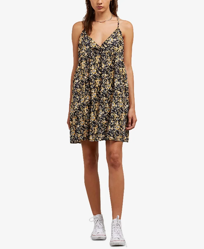 Volcom Juniors You Want This Strappy Printed Dress