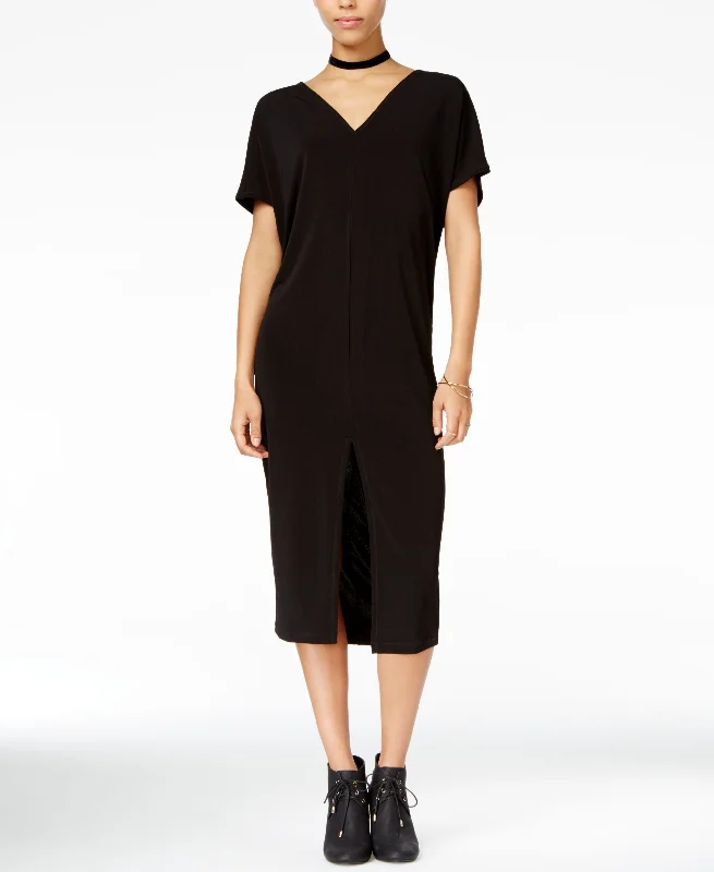 Rachel Rachel Roy V Neck Midi Dress