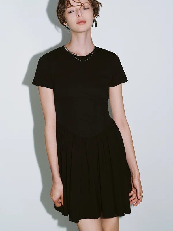 Skinny A-Line Pleated Dresses