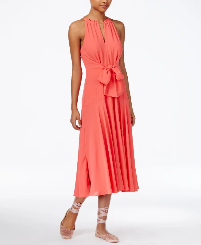 Rachel Rachel Roy Claudette Tie Front Midi Dress