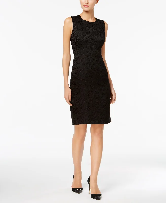 Calvin Klein Jacquard Sheath Dress