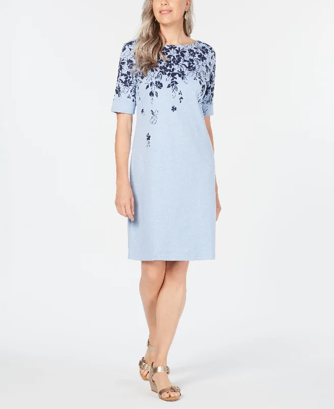 Karen Scott Floral Print Dress