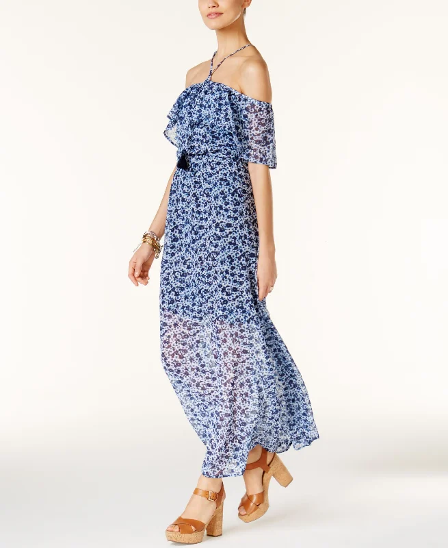 Michael Michael Kors Off The Shoulder Maxi Dress