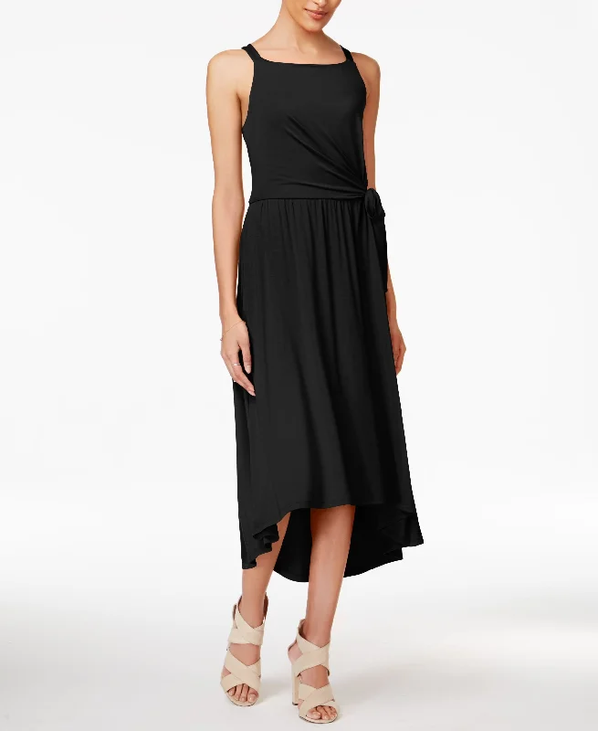 Maison Jules Tie Waist Midi Dress