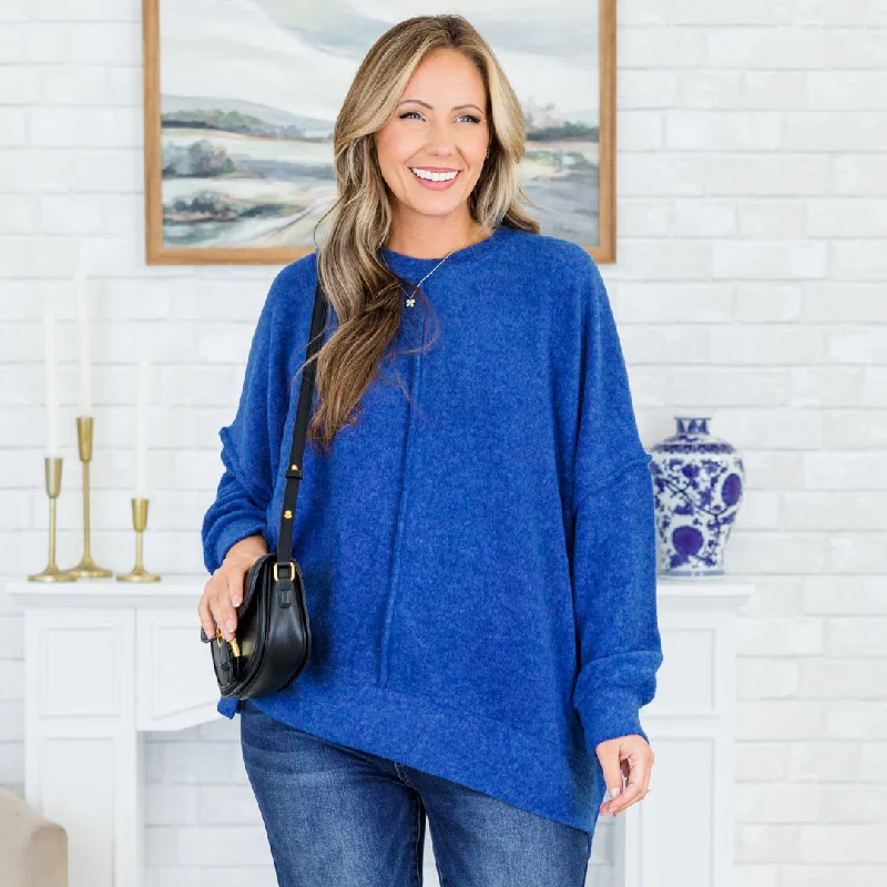 So Comfy Sweater, Light Navy