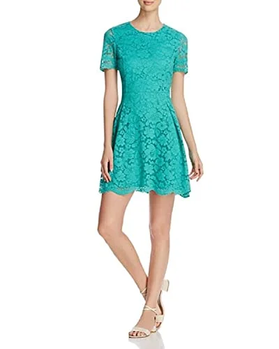 Finity Lace Fit-And-Flare Dress