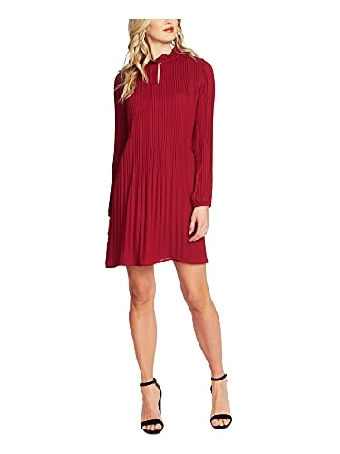 Pleated Shift Dress