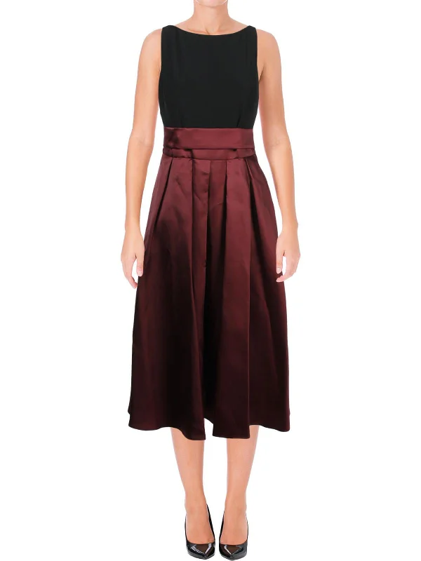 Lauren Ralph Lauren Fit-And-Flare Midi Dress