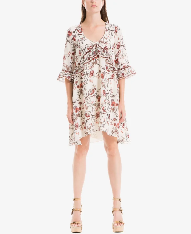 Max Studio London Ruffled Shift Dress