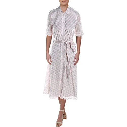 Lauren Ralph Lauren Belted Cotton Shirtdress