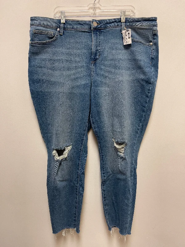 Blue Denim Jeans Skinny Lc Lauren Conrad, Size 22