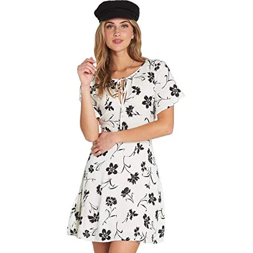 Juniors' Tomorrow's End Printed Flutter-Sleeved Dress