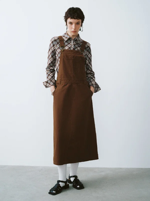 Loose Pinafore Dress