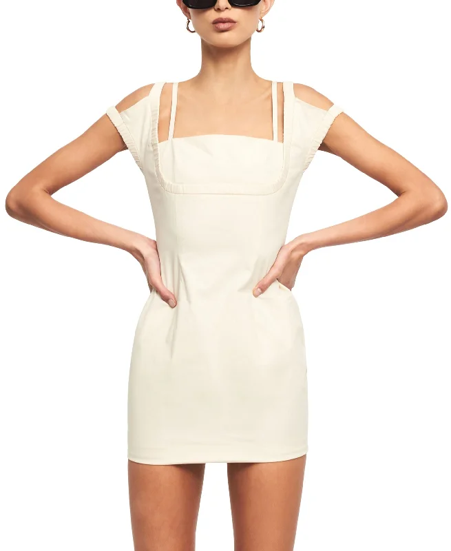 Women's Villa Cap-Sleeve Mini Dress