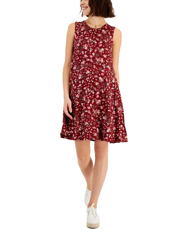 Style & Co Womens Printed Flip Flop Dress