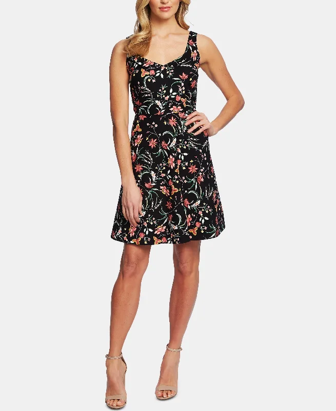 Cece Floral Print Dress