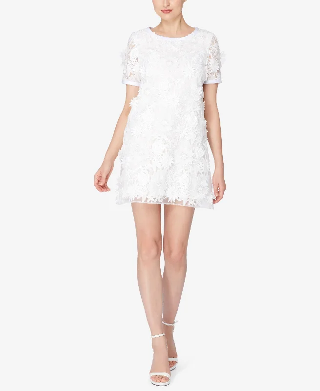 Catherine Malandrino Drucie Floral Lace Shift Dress