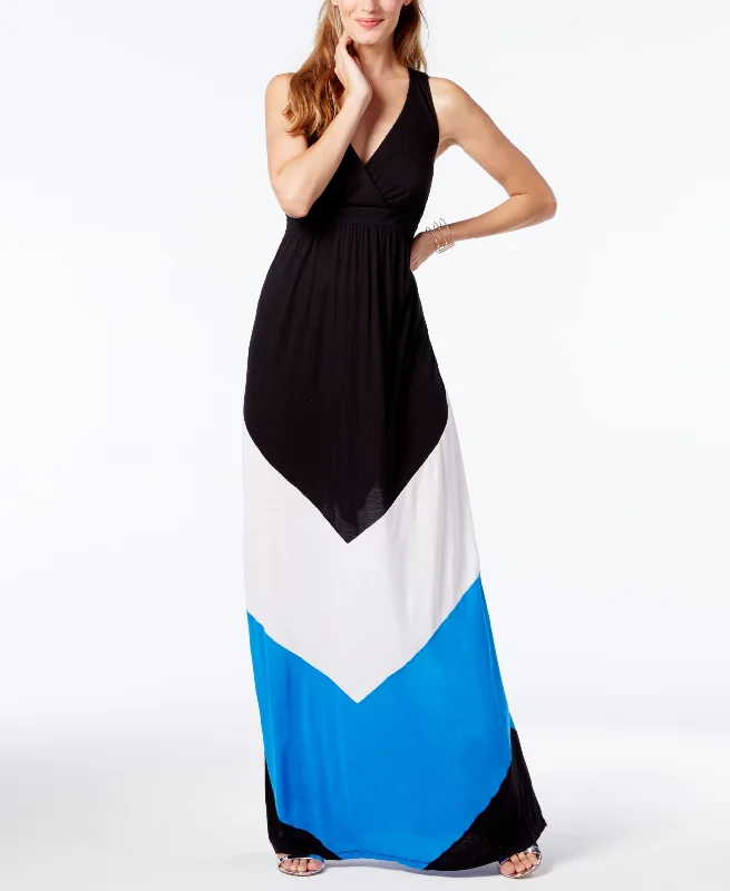 INC International Concepts Popsicle Colorblocked Maxi Dress