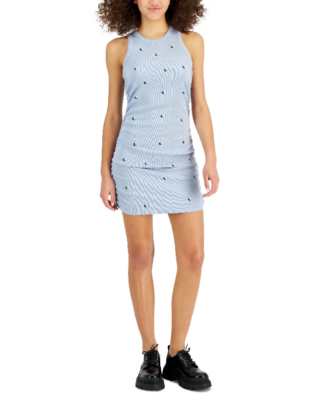 Juniors' Embroidered Yin Yang Dress