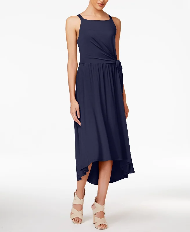 Maison Jules Tie Waist Midi Dress