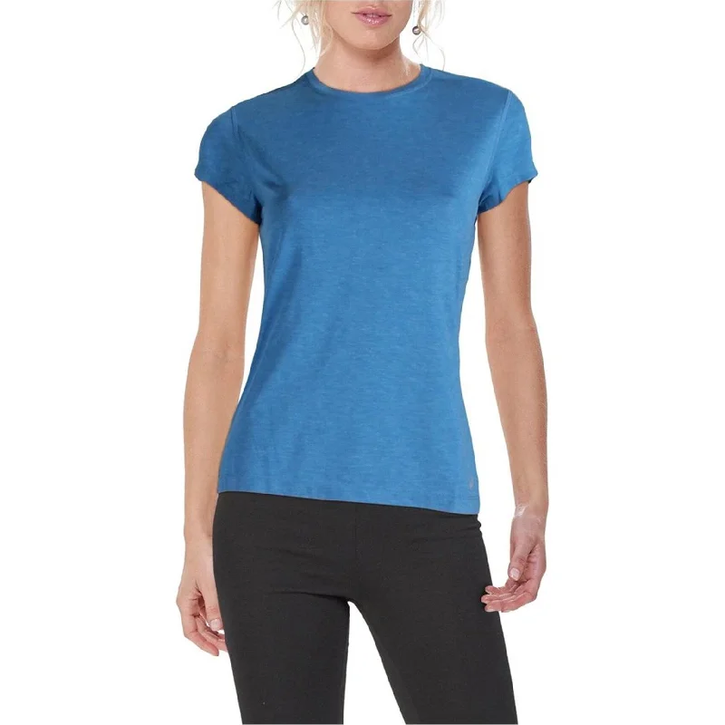 ASICS Womens Dorai Basic T-Shirt, Blue, Large Gym