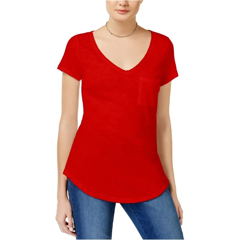 maison Jules Womens Pocket Basic T-Shirt, Red, Small Cozy Women's Sherpa - lined