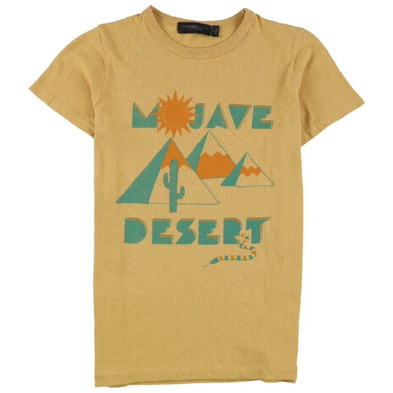 Junk Food Womens Mojave Desert Graphic T-Shirt, Yellow, X-Small Bold Women's Statement