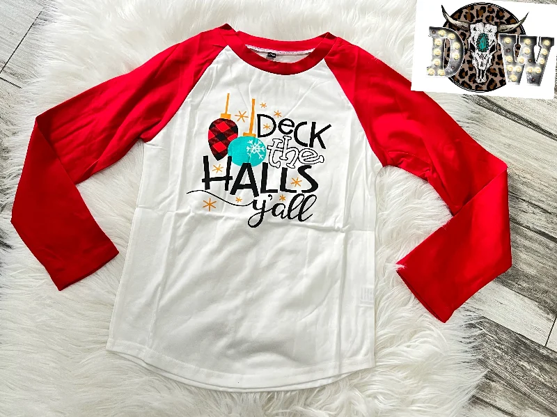 Deck The Halls Raglan Laid - back Women's Vibe