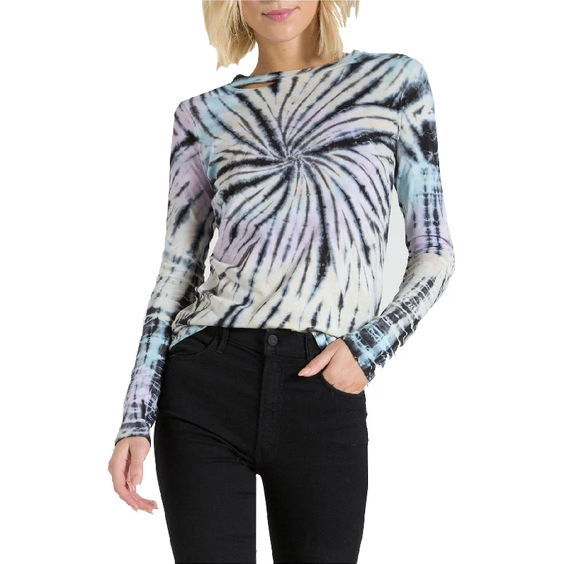 N:Philanthropy Womens Link Tie-Dye Basic T-Shirt Monochromatic All - in - one