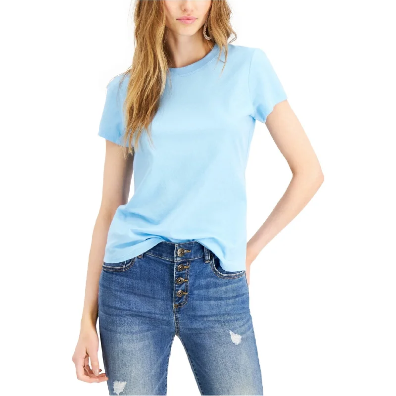 I-N-C Womens Solid Basic T-Shirt garde
