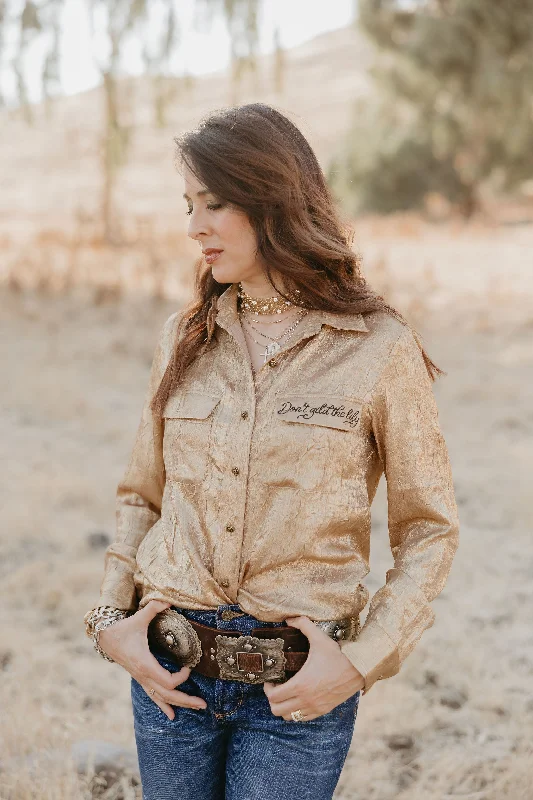 Don't Gild the Lily Button Up Tough Women's Military - inspired